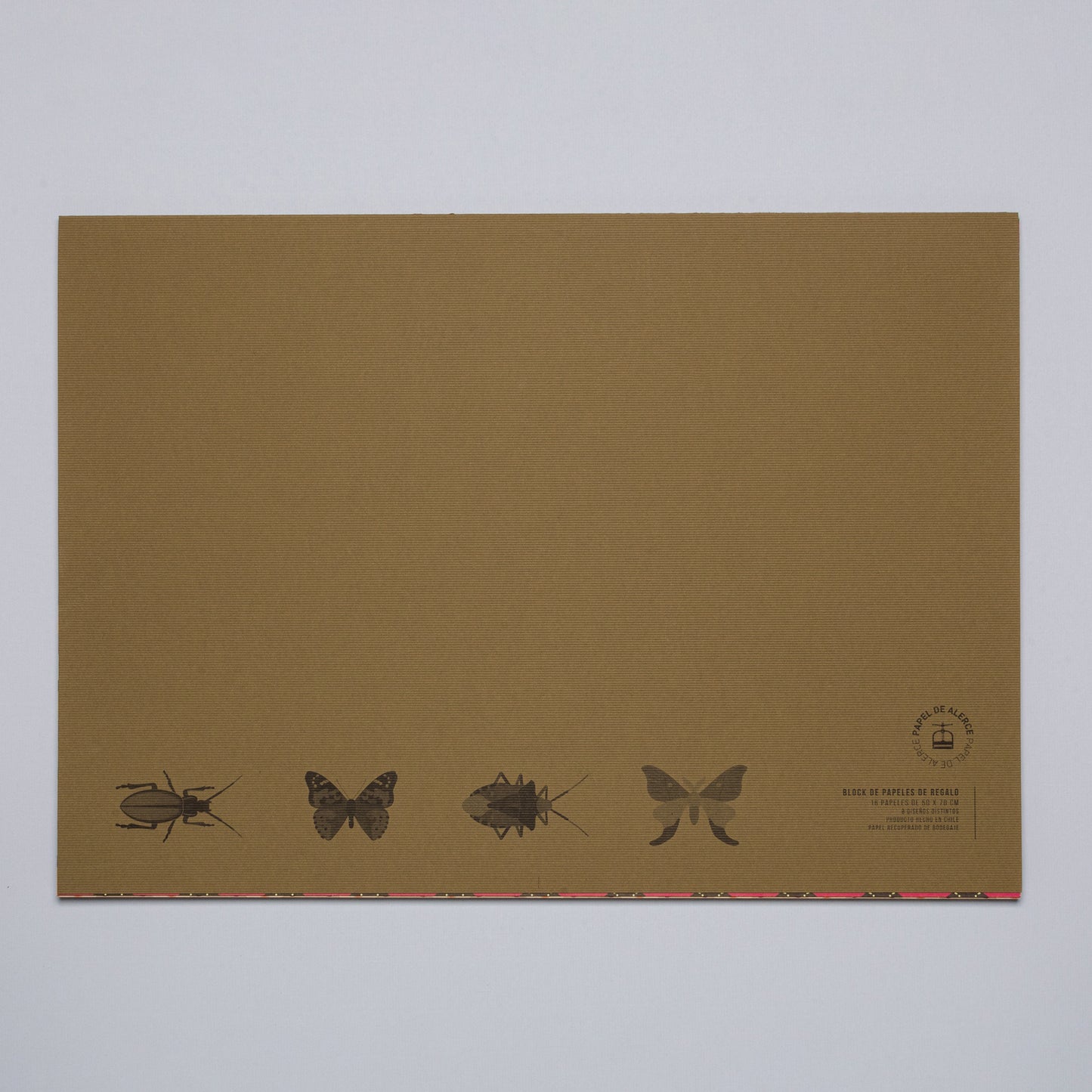Block Papeles de Regalo Insectos Nativos