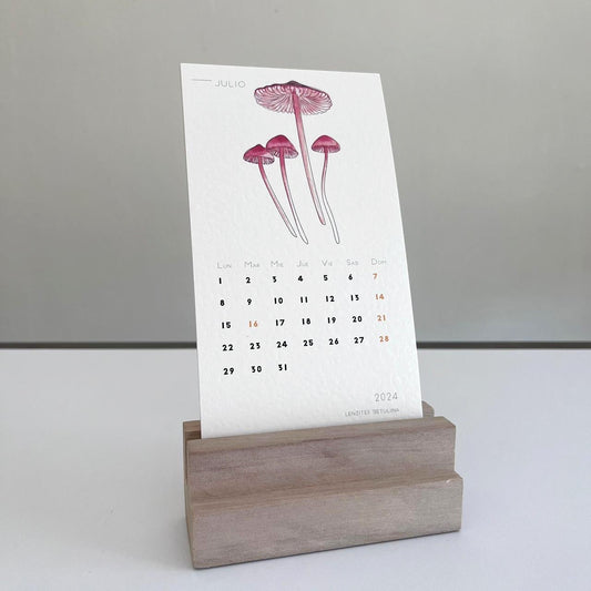 Calendario de Escritorio Fungi